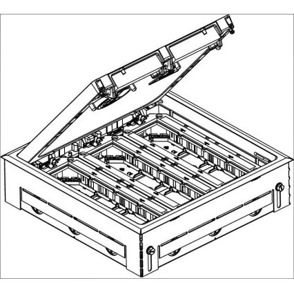 OBO 7427479 – Grindų dėžė GES9 7011 MT