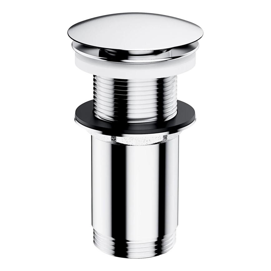 OMNIRES A716CR - Kriauklės atliekų surinkėjas CLICK-CLACK diametras 6,6 cm blizgus chromas