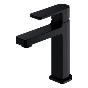 OMNIRES BA7810BL - Praustuvo maišytuvas BARETTI 17 cm matinė juoda