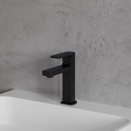 OMNIRES BA7810BL - Praustuvo maišytuvas BARETTI 17 cm matinė juoda