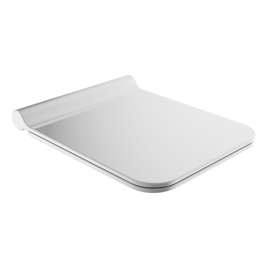 OMNIRES BOSTONDEBP - Tualeto dangtis SoftClose BOSTON duroplast/blizgūs balti