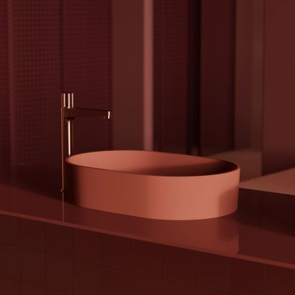 OMNIRES CT8012CPB - praustuvo maišytuvas CONTOUR 31,2 cm šlifuotas varis