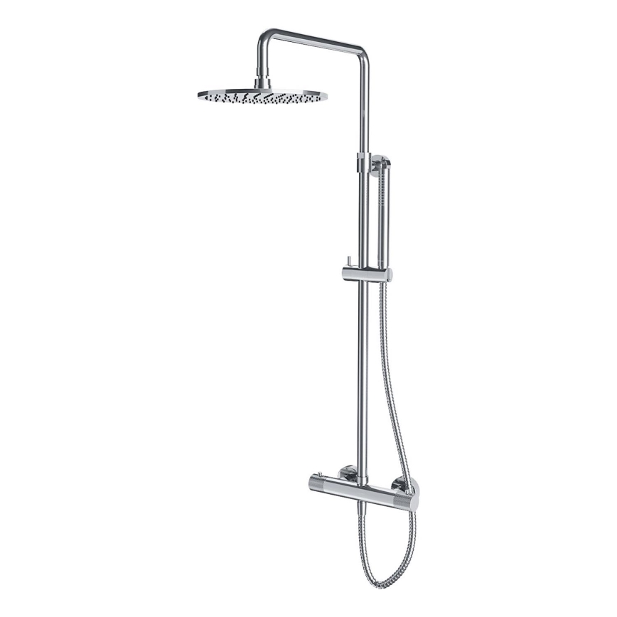 OMNIRES CT8044CR - Dušo komplektas su termostatiniu kranu CONTOUR blizgus chromas