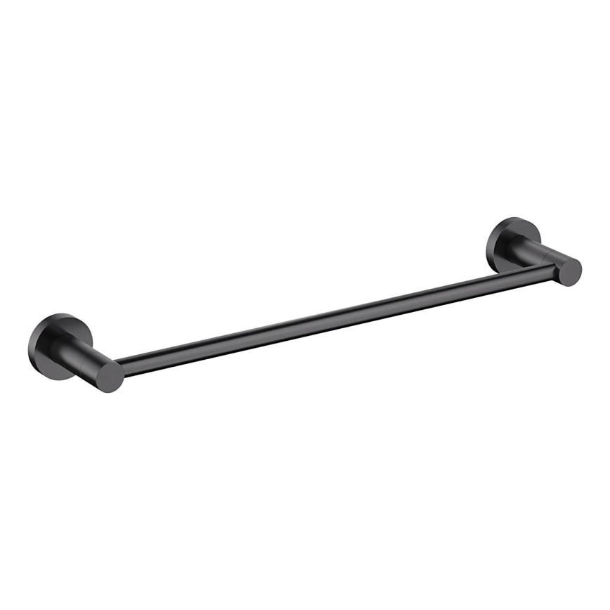 OMNIRES MP60214AT - Sieninė rankšluosčių kabykla MODERN PROJECT 40 cm matinė juoda