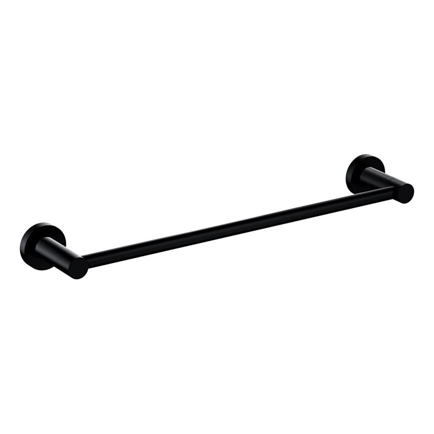 OMNIRES MP60214BL - Sieninė rankšluosčių kabykla MODERN PROJECT 40 cm matinė juoda