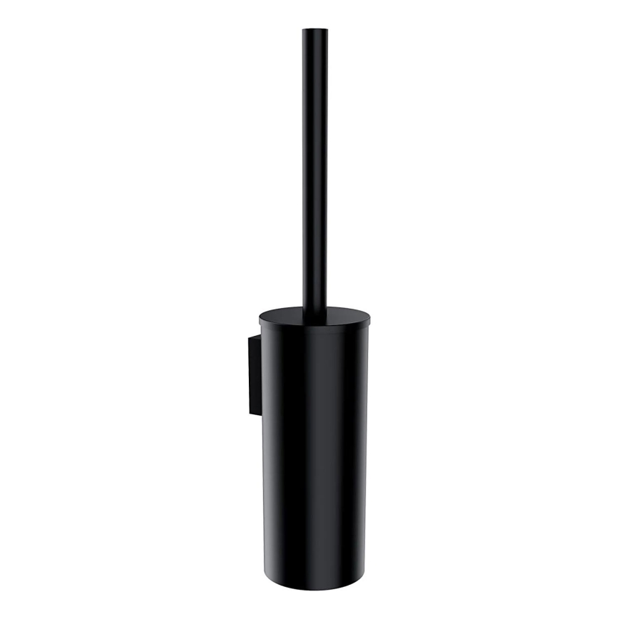 OMNIRES MP60621BL - Sieninis tualeto šepetys MODERN PROJECT matinė juoda