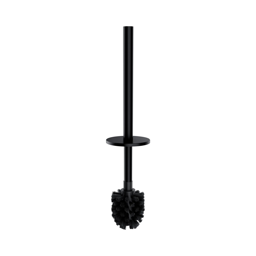OMNIRES MP60621BL - Sieninis tualeto šepetys MODERN PROJECT matinė juoda