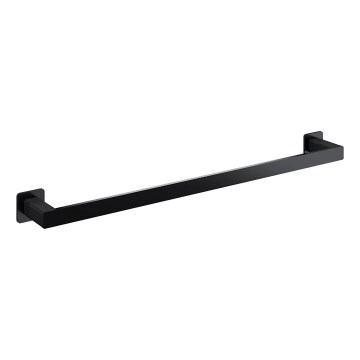 OMNIRES NL80216BL - Sieninė rankšluosčių kabykla NELSON 62 cm matinė juoda