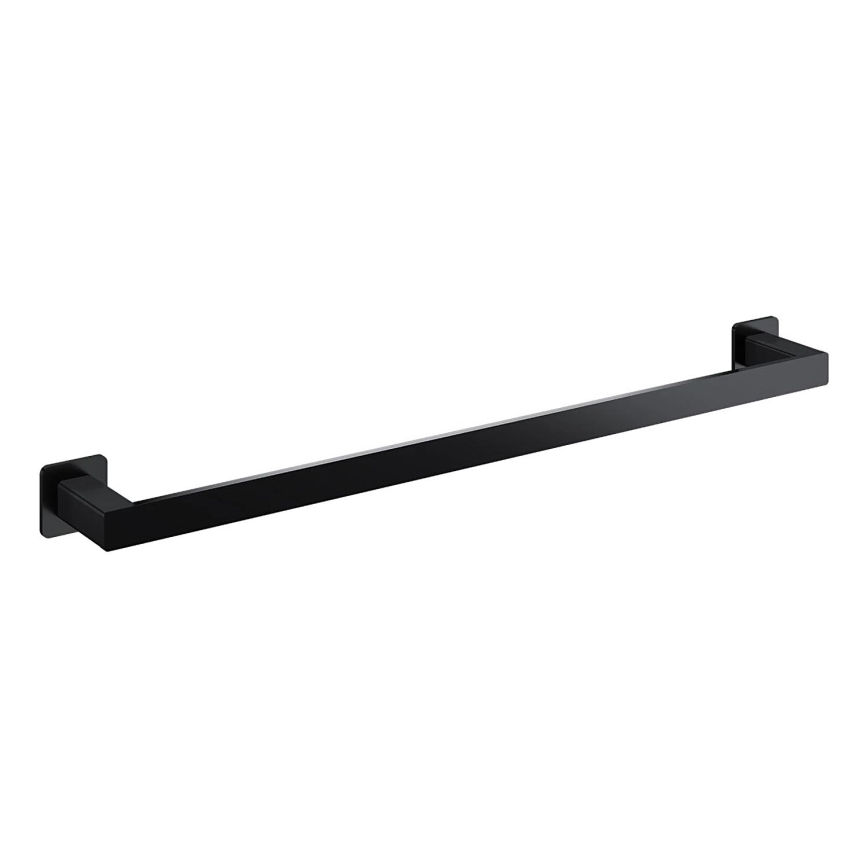 OMNIRES NL80216BL - Sieninė rankšluosčių kabykla NELSON 62 cm matinė juoda
