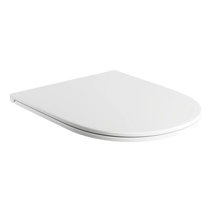OMNIRES OTTAWADEBP - Tualeto dangtis SoftClose OTTAWA duroplast/blizgūs balti