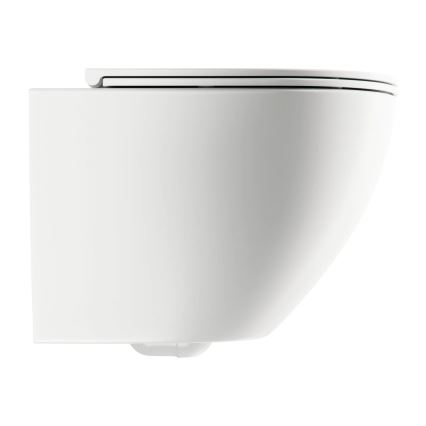 OMNIRES OTTAWAMWBM - Pakabinamas WC su SoftClose dangčiu OTTAWA keramika/matinė balta