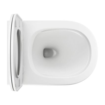 OMNIRES OTTAWAMWBM - Pakabinamas WC su SoftClose dangčiu OTTAWA keramika/matinė balta