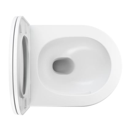 OMNIRES OTTAWASPXMWBM - Pakabinamas WC su SoftClose dangčiu OTTAWA keramika/matinė balta