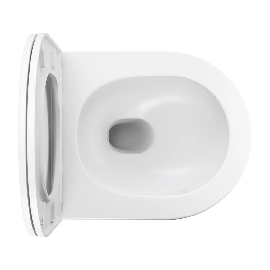 OMNIRES OTTAWASPXMWBM - pakabinamas WC su SoftClose sėdyne OTTAWA keramika/matinė balta