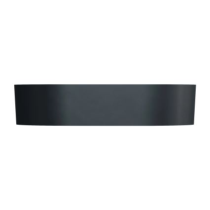 OMNIRES OVOUNBLV - Ant stalviršio pastatomas praustuvas OVO 55x36 cm dolomitas/matinė juoda lava