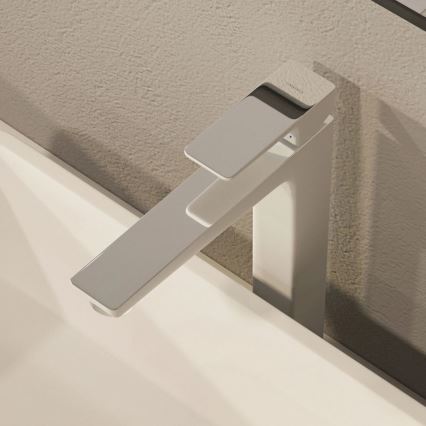 OMNIRES PM7412CRB - Praustuvo čiaupas PARMA 27,3 cm blizgus chromas/balta