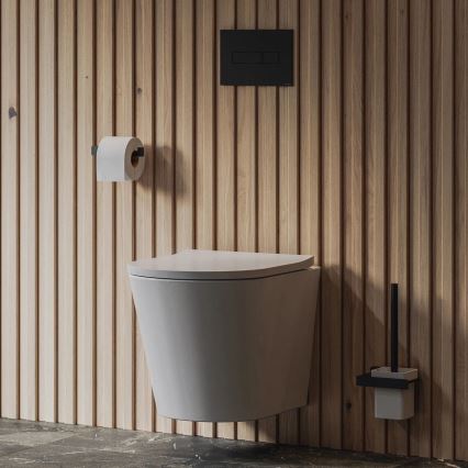 OMNIRES TAMPADEBP - Tualeto dangtis SoftClose TAMPA duroplast/blizgūs balti