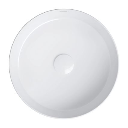 OMNIRES TULSA355BP - Ant stalviršio montuojamas praustuvas TULSA skersm. 36 cm keramika/blizgi balta