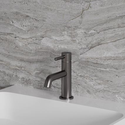 OMNIRES Y1210NGR - Praustuvo čiaupas Y 16,2 cm šukuotas grafitas