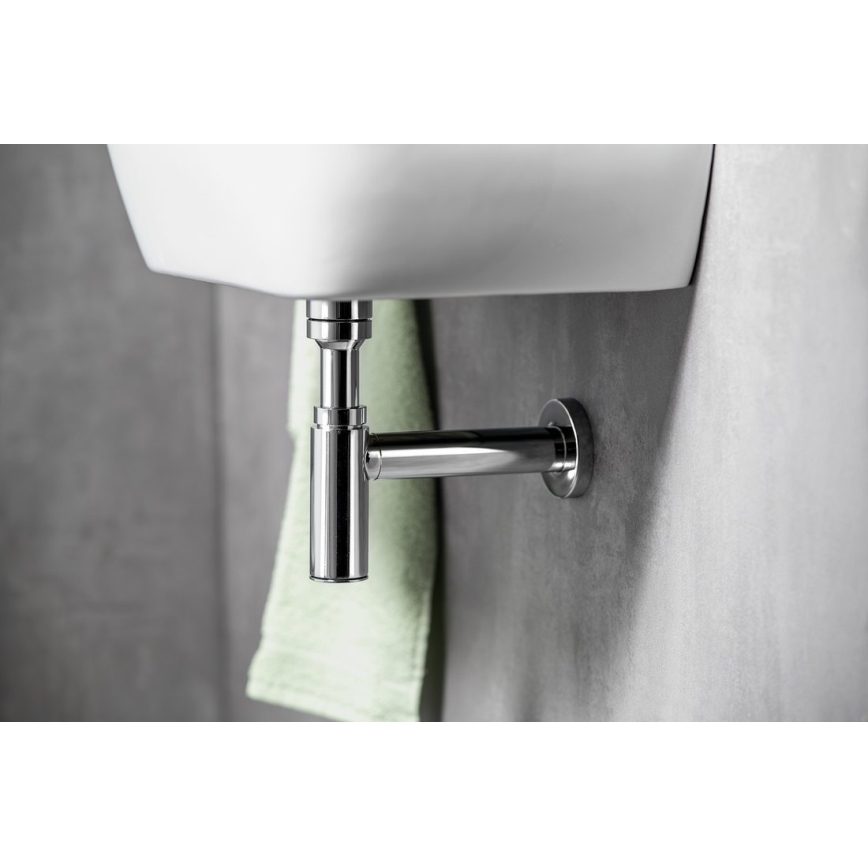 Omp tea - praustuvo sifonas TEA MINITOTI, blizgus chromas