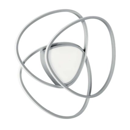 Ondaluce - dimeriu reguliuojamas LED lubinis šviestuvas ROSE LED/60W/230V sidabro spalvos