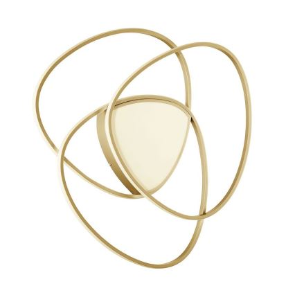 Ondaluce - dimeriu reguliuojamas LED lubų šviestuvas ROSE LED/80W/230V auksinis