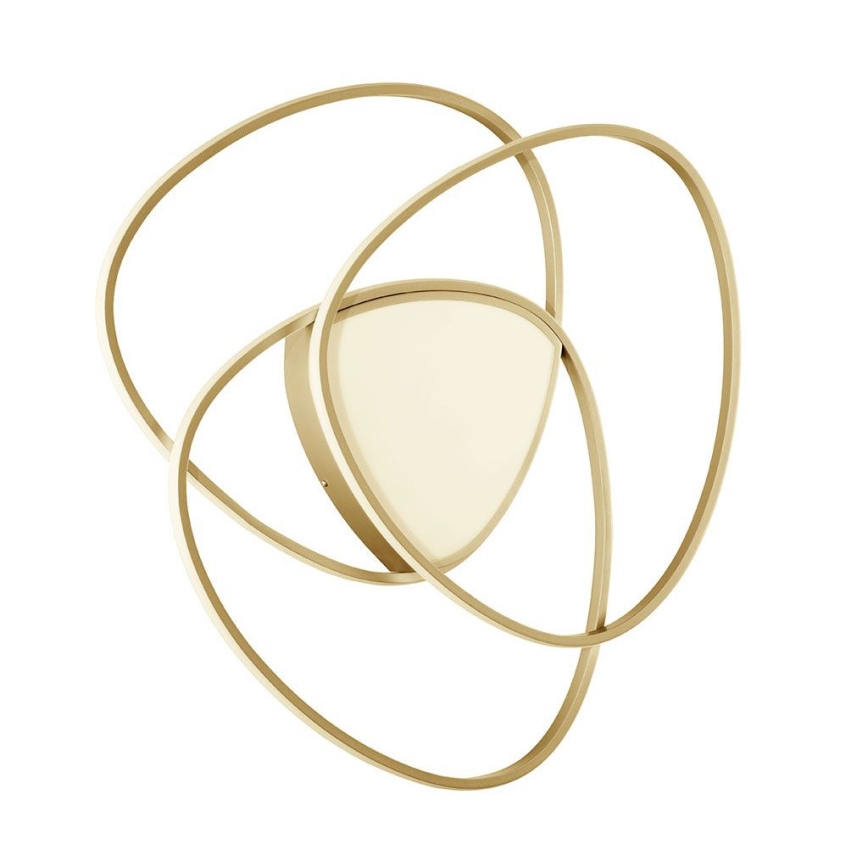 Ondaluce - dimeriu reguliuojamas LED lubų šviestuvas ROSE LED/80W/230V auksinis