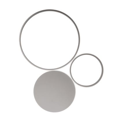 Ondaluce - dimeriu reguliuojamas LED sieninis šviestuvas POIS LED/42W/230V sidabrinis