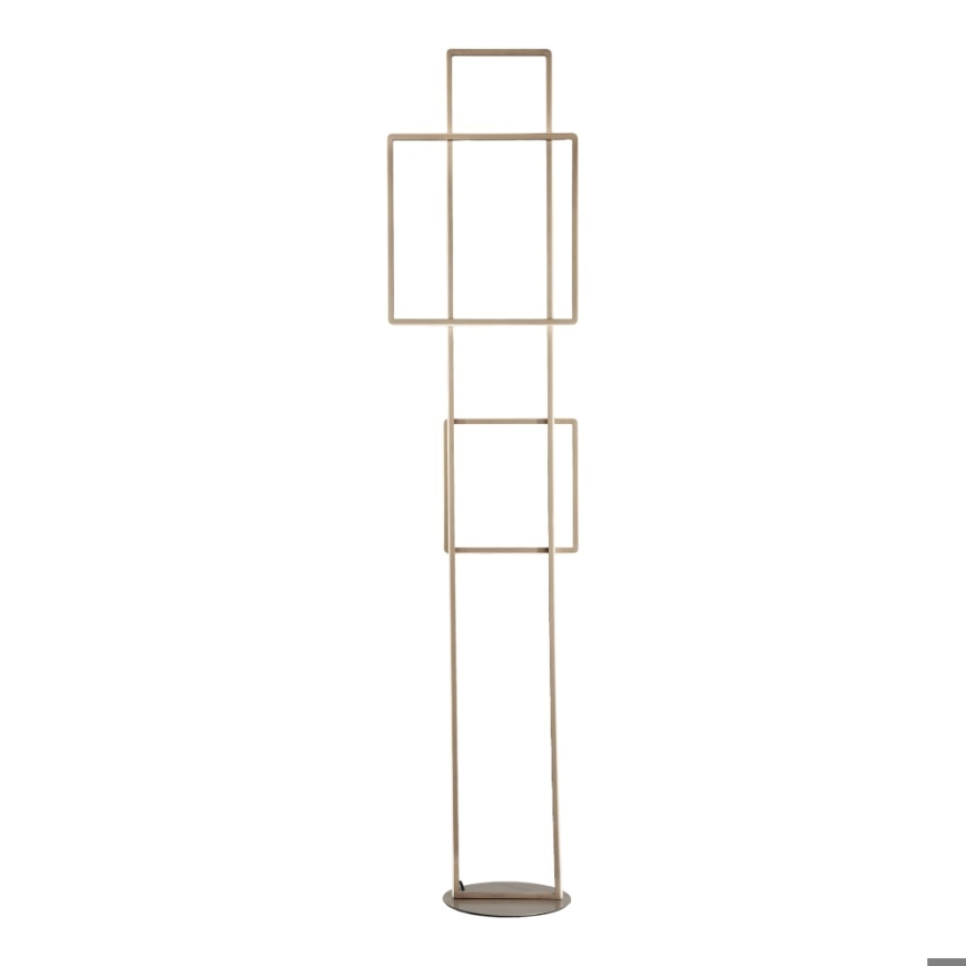 Ondaluce - Dimeriuojama LED grindų lempa DOWEL LED/77W/230V 166 cm auksinė