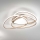 Ondaluce - dimeriuojamas LED lubinis šviestuvas ROSE LED/70W/230V 63x67 cm auksinis