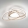 Ondaluce - dimeriuojamas LED lubinis šviestuvas ROSE LED/80W/230V 71x76 cm auksinis