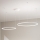Ondaluce - dimeriuojamas LED pakabinamas šviestuvas ant laido SOEL LED/28W/230V + LED/38W 3000/4000K, skersmuo 80/60 cm, baltas