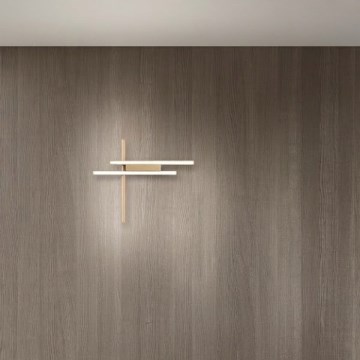 Ondaluce - dimeriuojamas LED sieninis šviestuvas MOVIDA LED/20W/230V auksinis