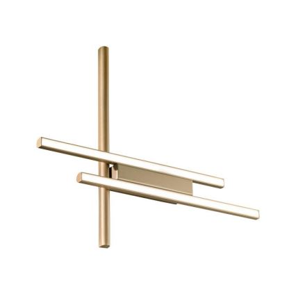 Ondaluce - dimeriuojamas LED sieninis šviestuvas MOVIDA LED/20W/230V auksinis