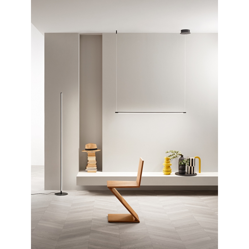 Ondaluce - dimeriuojamas pakabinamas šviestuvas ant laido GENIUS LED/28W/230V juodas