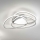 Ondaluce - LED dimeriuojamas lubų šviestuvas ROSE LED/60W/230V 50x54 cm sidabrinis