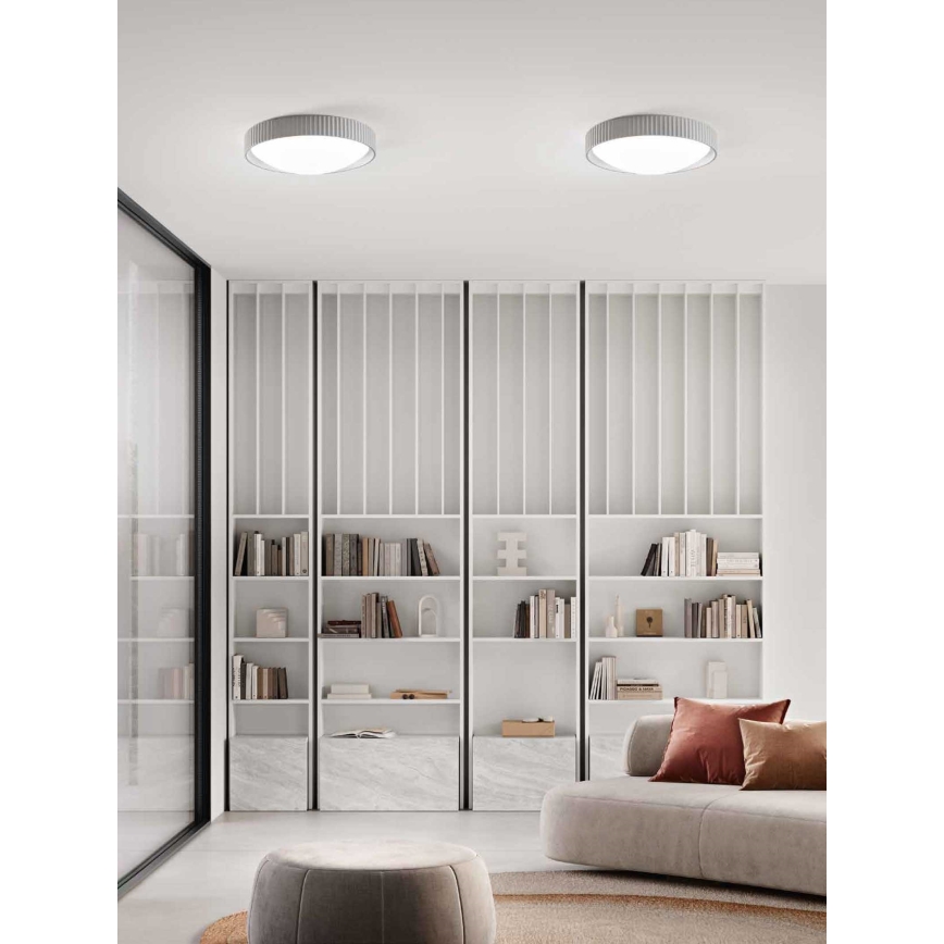 Ondaluce - LED lubinis šviestuvas CONCRETE LED/20W/230V skersmuo 41 cm betonas/pilka