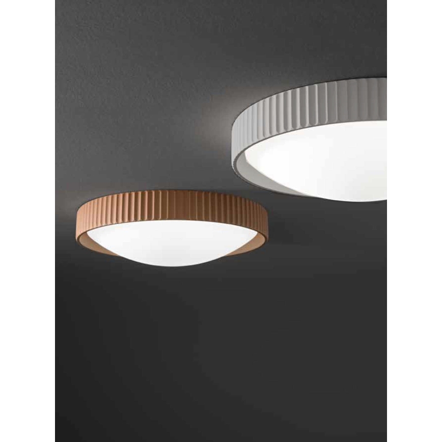 Ondaluce - LED lubinis šviestuvas CONCRETE LED/20W/230V skersmuo 41 cm betonas/pilka
