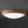 Ondaluce - LED lubinis šviestuvas CONCRETE, LED/20W/230V, Ø 41 cm, betonas/ruda