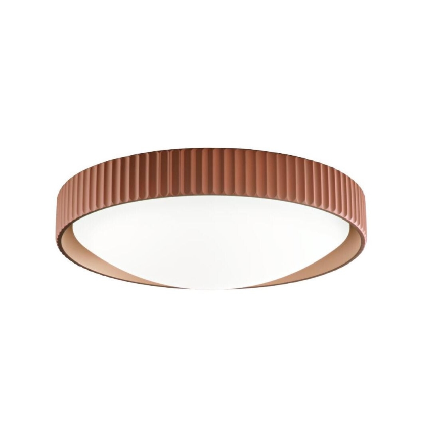 Ondaluce - LED lubinis šviestuvas CONCRETE, LED/20W/230V, Ø 41 cm, betonas/ruda