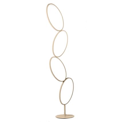 Ondaluce - LED reguliuojama stovinti lempa RICE LED/38W/230V 166 cm auksinė