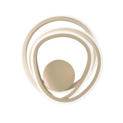 Ondaluce - LED sieninis šviestuvas GOLDEN LED/23W/230V auksinis