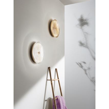 Ondaluce - LED sieninis šviestuvas JOKEY LED/10W/230V rūkinė smėlinė