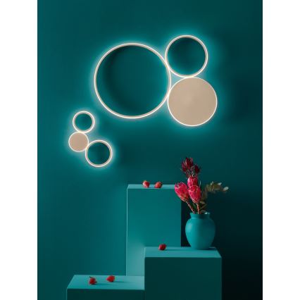 Ondaluce - LED sieninis šviestuvas POIS LED/20W/230V auksinis