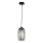Ondaluce - Pakabinama liustra su kabeliu BONNIE 1xE27/15W/230V Ø 15,5 cm, juoda/dūminė juoda