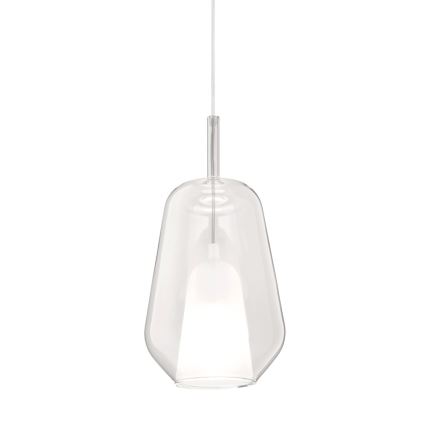 Ondaluce - Pakabinamas šviestuvas ant laido THELMA 1xE27/15W/230V skersmuo 19 cm auksinė/skaidri