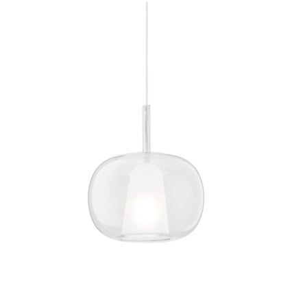 Ondaluce - Pakabinamas šviestuvas ant laido THELMA 1xE27/15W/230V skersmuo 25 cm auksinis/skaidrus