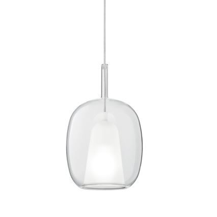 Ondaluce - Pakabinamas šviestuvas ant laido THELMA 1xE27/15W/230V Ø 19,5 cm auksinė/skaidri
