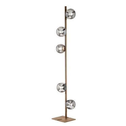 Ondaluce - Pastatomas toršeras MONILE 5xE14/10W/230V 170 cm auksinis/baltas