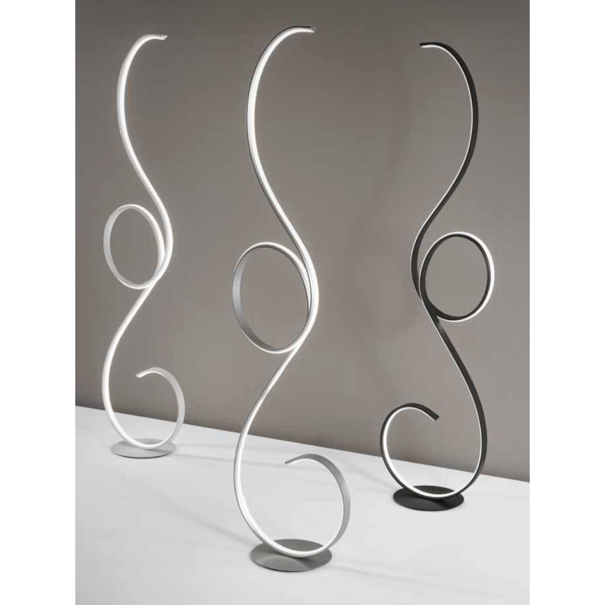 Ondaluce - reguliuojama LED grindinė lempa FLOK LED/44W/230V 152 cm balta